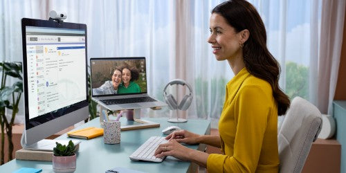 Logitech 920-012494 keyboard Mouse included Office RF Wireless + Bluetooth QWERTY UK English Graphite