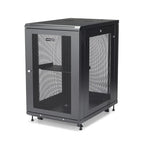 StarTech.com 18U Enterprise-Grade Server Rack Cabinet Kit, 19in Enclosed 4-Post Rack with Shelf and Cable Management, 29in (75cm) Mounting Depth, 992lb (450kg) Capacity