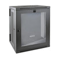 Tripp Lite SRW15USG SmartRack 15U Low-Profile Switch-Depth Wall-Mount Half-Height Rack Enclosure, Clear Acrylic Window, Hinged Back
