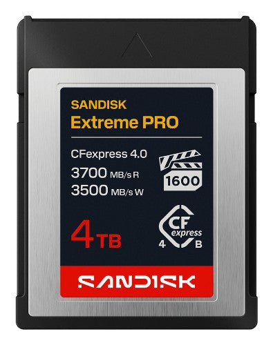 SanDisk Extreme PRO CFexpress 4.0 Type B 4 TB CFexpress Type B