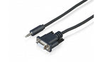 Sony CAB-RSJA1 cable gender changer 3.5 mm D-Sub Black