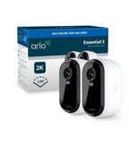 Arlo Essential 3 2K Security Camera 2-cam