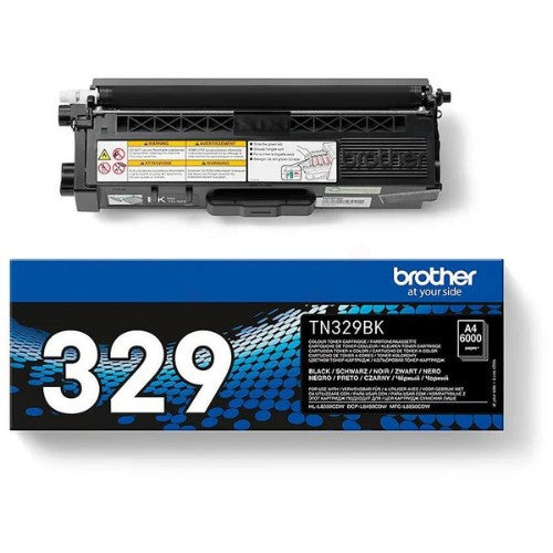 Brother TN-329BK Toner-kit black extra High-Capacity, 6K pages ISO/IEC 19798 for Brother DCP-L 8450