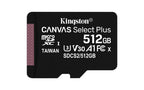 Kingston Technology Canvas Select 512GB micSDXC Plus 100R A1 C10 Card + ADP
