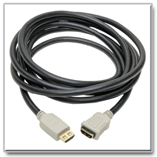 Tripp Lite P569-010-2B-MF High-Speed HDMI Extension Cable (M/F) - 4K 60 Hz, HDR, 4:4:4, Gripping Connector, 10 ft.