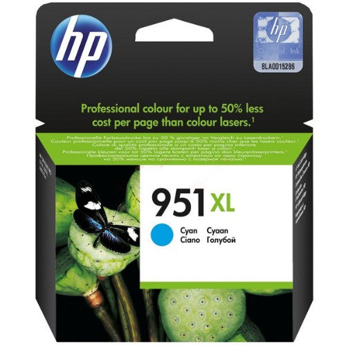 HP CN046AE/951XL Ink cartridge cyan high-capacity, 1.5K pages ISO/IEC 24711 24ml for HP OfficeJet Pro 8100/8610/8620