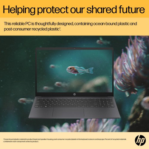HP 15-fc0007sa AMD Ryzen™ 7 7730U Laptop 39.6 cm (15.6") Full HD 16 GB DDR4-SDRAM 512 GB SSD Wi-Fi 6 (802.11ax) Windows 11 Home Black
