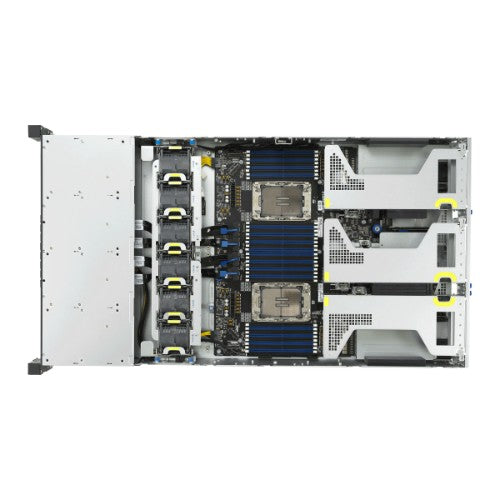 ASUS RS720-E12-RS8G Rack (2U) Black, Silver