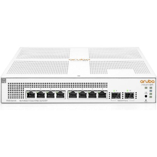 HPE Aruba Networking Networking Instant On Switch 8p Gigabit CL4 PoE 2p SFP 124W 1930