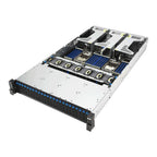 ASUS RS720-E12-RS24G Rack (2U) Black, Silver