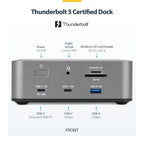 StarTech.com Thunderbolt 5 Universal Docking Station, Multi-Display Hub, 8K 60Hz or 4K 144Hz, 120Gbps Bandwidth Boost, 140W PD, 30W Phone Charging, USB 10Gbps, 2.5G LAN