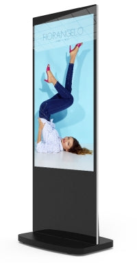 Allsee Technologies L65UHD3 Signage Display Totem design 165.1 cm (65") LCD Wi-Fi 450 cd/m² 4K Ultra HD Black Built-in processor Android 7.1 24/7