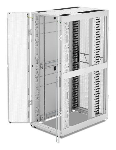 APC NetShelter SX, Networking Rack Enclosure, 42U, 1991H x 750W x 1200D mm, with Sides, White