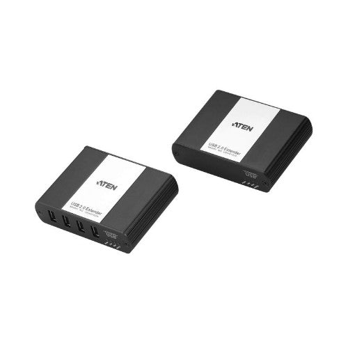 ATEN UEH4102 network extender Network transmitter & receiver Black 10, 100, 1000 Mbit/s