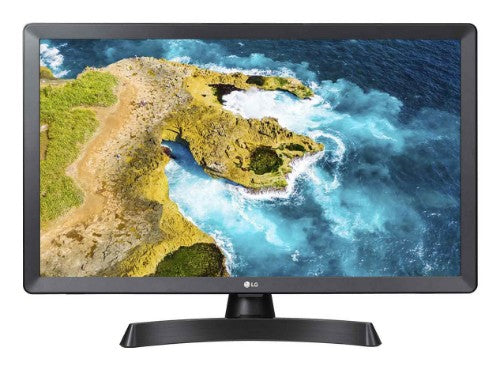 LG HD 24TQ510S-PZ 59.9 cm (23.6") Smart TV Wi-Fi Black, Grey 250 cd/m²