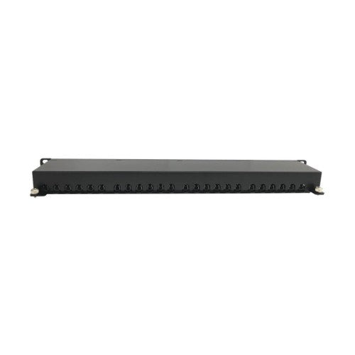 Tripp Lite N252-024-6A-SH 24-Port Cat6a Shielded Patch Panel - 10 Gbps, STP, 110 Punch Down, RJ45, 1U, TAA