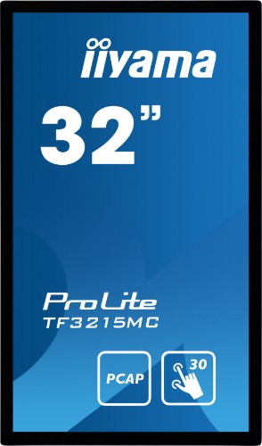 iiyama ProLite Open Frame PCAP 30-point touch monitor with equipped with a foam seal finish for seamless integration