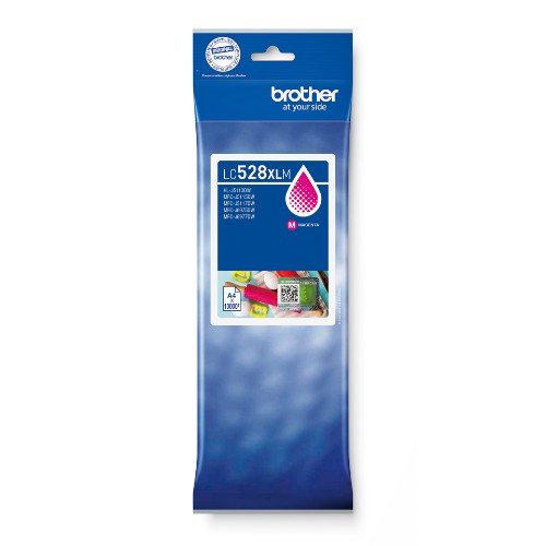 Brother LC-528XLM Ink cartridge magenta ultra High-Capacity, 10K pages ISO/IEC 19752 for Brother MFC-J 6975