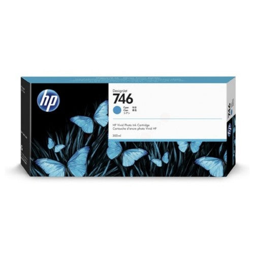 HP P2V80A/746 Ink cartridge cyan 300ml for HP DesignJet Z 6/9+