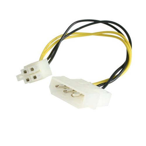 StarTech.com 6in LP4 to P4 Auxiliary Power Cable Adapter - TAA