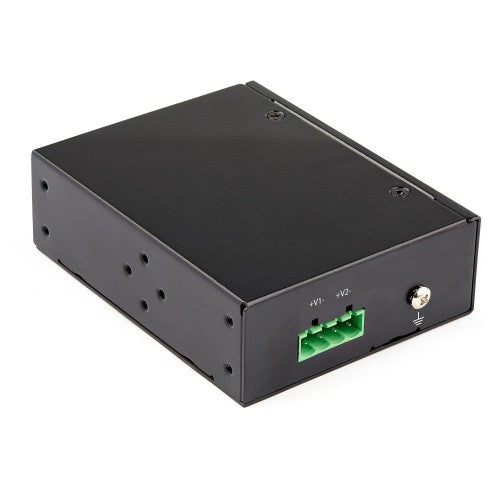 StarTech.com Industrial Gigabit PoE Injector - High Speed/High Power 90W - 802.3bt PoE++ 52V-56VDC DIN Rail UPoE/Ultra Power Over Ethernet Injector Adapter -40C to +75C Rugged