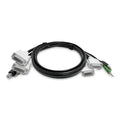 StarTech.com 6ft (1.8m) Dual-DVI KVM Cable, USB 2.0, 3.5mm Audio, Universally Compatible Combo Cable for KVM Switches, TAA Compliant