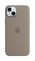 Apple iPhone 15 Plus Silicone Case with MagSafe - Clay