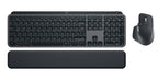 Logitech Master MX Keys Combo for Bussiness keyboard Mouse included Office RF Wireless + Bluetooth QWERTY US International Graphite