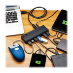Tripp Lite U360-007-INT 7-Port USB-A Mini Hub - USB 3.x (5Gbps), International Plug Adapters