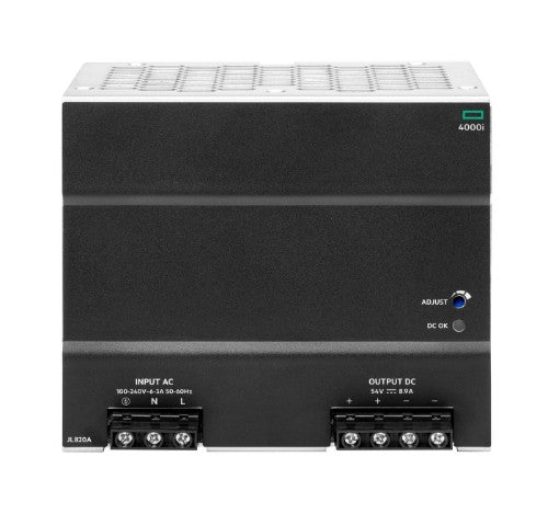 HPE Aruba Networking 4000i POE 54VDC 480W 100-240VAC DIN Power Supply