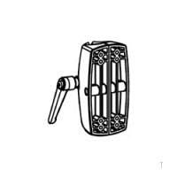 Ergotron 1-1/2" Pole-Mount Brackets, Large Clamp Black