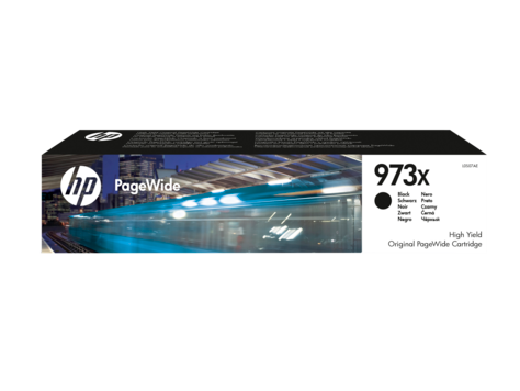 HP L0S07AE/973X Ink cartridge black, 10K pages ISO/IEC 24711 182.5ml for HP PageWide P 55250/Pro 452/Pro 477