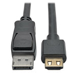 Tripp Lite P582-003-HD-V4A DisplayPort 1.4 to HDMI Active Adapter Cable (M/M), 4K 60 Hz, 4:4:4, HDR, HDCP 2.2, 3 ft. (0.9 m)