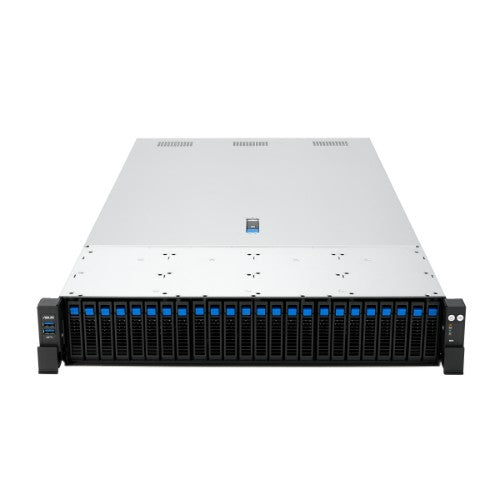 ASUS RS720A-E13-RS24G Socket SP5 Rack (2U) Black, Silver