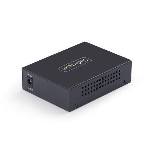 StarTech.com 10GbE Multi-Gigabit Open SFP+ Fiber Media Converter, 10G/5G/2.5G/1G/100M, Copper to 10GBASE-X SFP+, Single-Mode, Multi-Mode, 16K Jumbo Frames, TAA