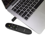 StarTech.com Wireless Presentation Remote with Green Laser Pointer - 90 ft. (27 m) - TAA