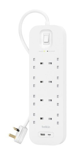 Belkin Connect White 8 AC outlet(s) 2 m