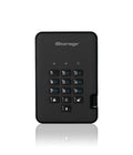 iStorage diskAshur² SSD 128GB Black | Secure Portable Solid State Drive |AES-XTS 256-bit Hardware Encryption | PIN protected | OS & Platform Independent | TAA Compliant |Brute force hack defence | Dust/Water Resistant