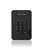 iStorage diskAshur² SSD 256GB Black | Secure Portable Solid State Drive |AES-XTS 256-bit Hardware Encryption | PIN protected | OS & Platform Independent | TAA Compliant |Brute force hack defence | Dust/Water Resistant