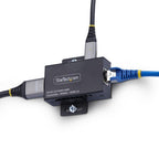 StarTech.com HDMI Extender Over CAT5e/CAT6, 4K 60Hz, Up to 200ft (60m), Transmitter and Receiver Kit, Power Over Cable, Compact Form Factor