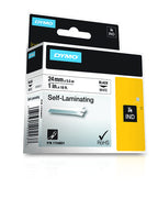 Dymo 1734821/S0773860 Ribbon self-laminating black on white 24mm x 5,5m for Dymo Rhino 6-24mm