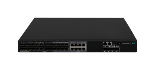 HPE Networking Comware Switch 24 SFP 4 10G/1G BASE-X SFP+ 1 Exp slot 2 Fan Tray 2 PS 5520HI