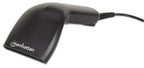 Manhattan Contact CCD Handheld Barcode Scanner, USB, 60mm Scan Width, Cable 152cm, Max Ambient Light 5,000 lux (sunlight), Black, Three Year Warranty