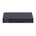 StarTech.com 8-Port DisplayPort KVM Switch with 1U Rack Mount Kit, 4K 60Hz DP 1.2, Push-Button & Hotkey Switching, 4-Port USB Hub, OS Independent, TAA Compliant