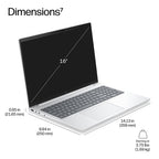 HP EB8G2I16AI U7 355 16 16GB/256 PC Copilot+ PC Intel Core Ultra 7 Laptop 40.6 cm (16") WUXGA LPDDR5x-SDRAM 256 GB SSD Wi-Fi 7 (802.11be) Windows 11 Pro Silver
