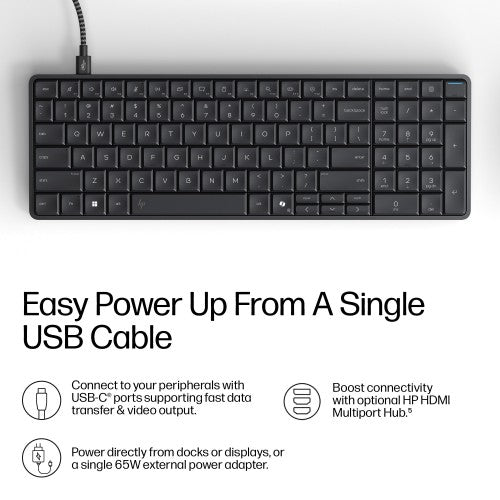 HP EliteBoard G1a Next Gen AI PC PRO 350 32 GB DDR5-SDRAM Windows 11 Pro Black