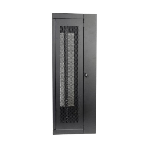 Tripp Lite SRW18US13 SmartRack 18U Low-Profile Patch-Depth Wall-Mount Half-Height Rack Enclosure, Hinged Back