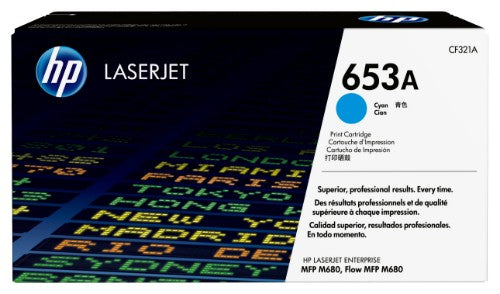 HP CF321A/653A Toner cartridge cyan, 16.5K pages ISO/IEC 19798 for HP Color LaserJet M 680