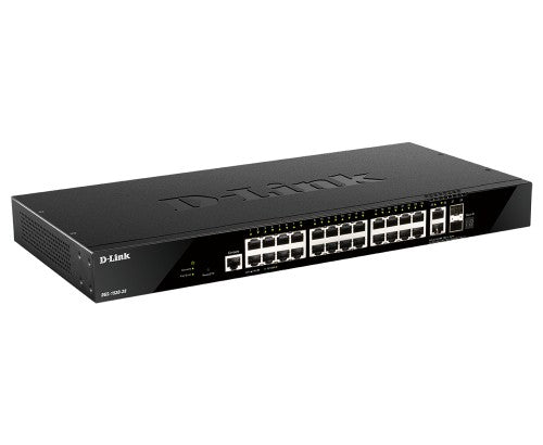 D-Link 28-Port Gigabit Stackable Smart Managed Switch with 2 x 10GBase-T & 2 x 10G SFP+