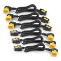 APC Power Cord Kit (6 ea), Locking, C19 to C20 (90 Degree), 1.2m
